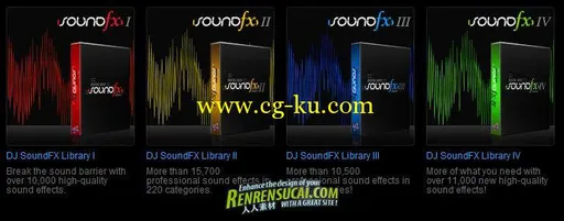 《DJ顶级音效库Vol.1-4合辑》Digital Juice Sound FX Library的图片1
