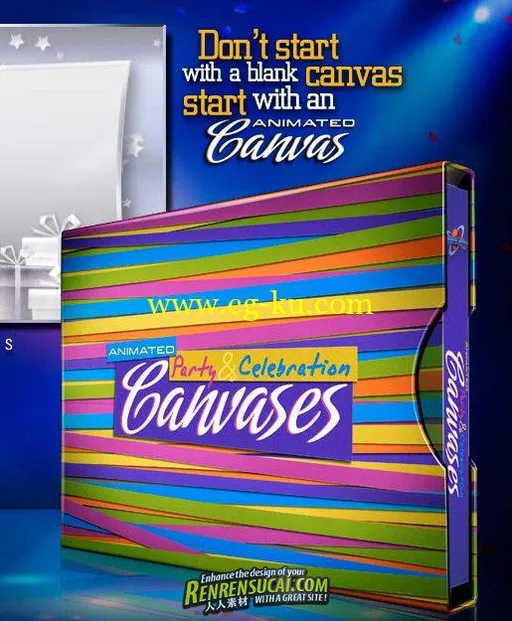 《DJ聚会庆典视频动态素材合辑》Digital Juice Animated Party & Celebration Canvases的图片1