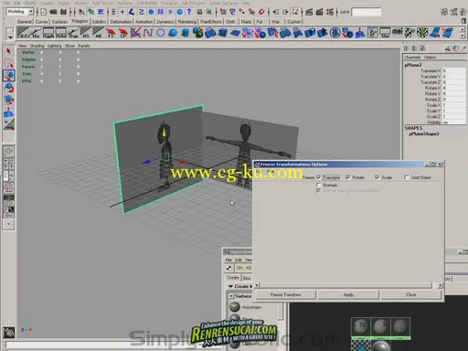 《Maya个性化游戏人物角色建模教程》Simply Maya Low Poly Character Study Freeky的图片2