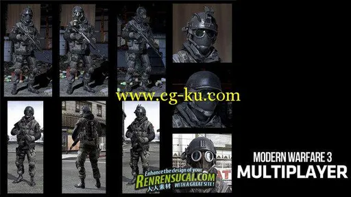 《使命召唤MW3角色模型》Call of Duty MW3 Character Models的图片2