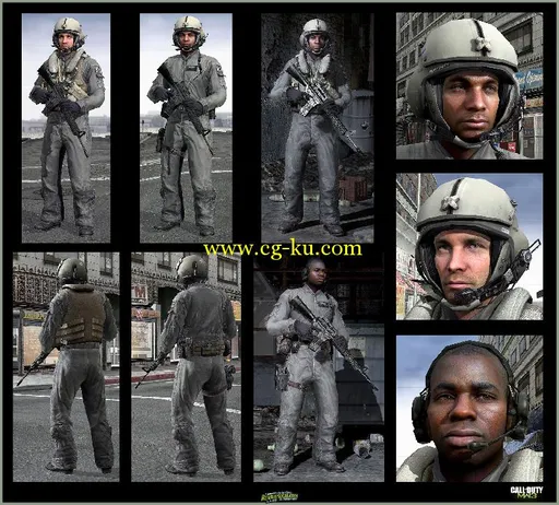 《使命召唤MW3角色模型》Call of Duty MW3 Character Models的图片3