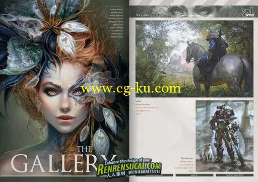 《2DArtist概念艺术设计杂志2012年3月刊总第75期》2DArtist Issue 075 March 2012的图片2