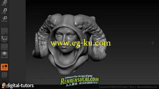 《3DS MAX与Zbrush制作石像鬼教程》Digital-Tutors Creative Development Creating a Gargoyle i的图片3