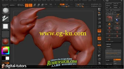 《ZBrush生物概念设计教程》Digital-Tutors Professional Series Creature Concepting in ZBrush的图片2