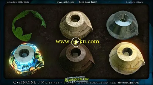《CryEngine3材质制作教程2》Eat3D CryENGINE 3 Materials Vol 2 An Introduction ...的图片1