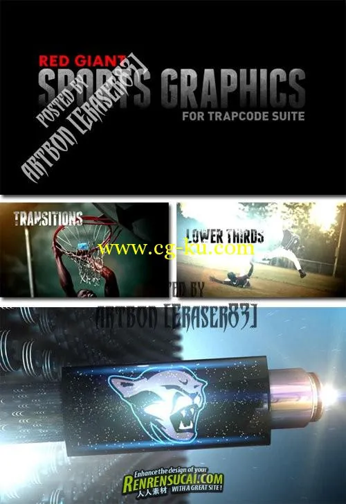 《体育赛事 AE包装模板》Red Giant Sports Graphics for Trapcode Suite 10的图片2