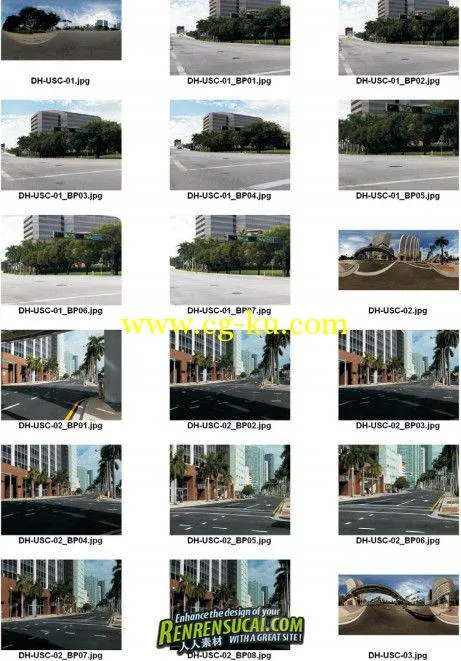 《HDRI美国城市光照贴图合辑》DOSCH HDRI USA City Backplates的图片2