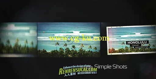 《韵味相册 AE模板》Videohive Simple Shots 755665 After Effects Project的图片1