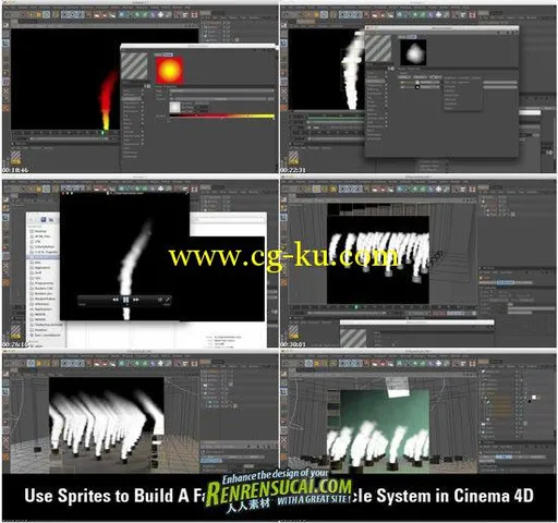 《Cinema 4D粒子系统高级教程》Greyscalegorilla Use Sprites to Build A Fast-To-Render Partic的图片1