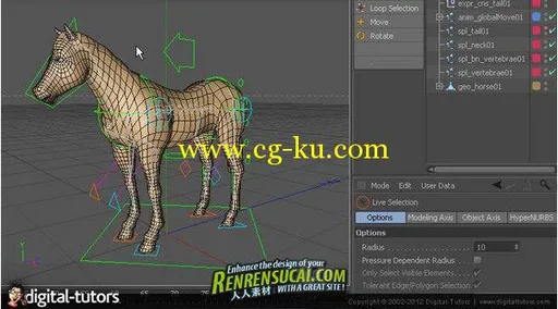 《CINEMA 4D中四足动物骨骼绑定教程》Rigging Quadrupeds in CINEMA 4D的图片1