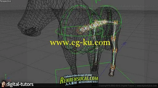 《CINEMA 4D中四足动物骨骼绑定教程》Rigging Quadrupeds in CINEMA 4D的图片3