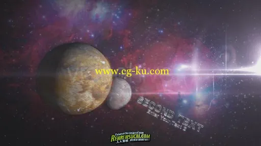 《震撼宇宙星球板式 AE包装模板》Videohive fallen galaxy 153263的图片1