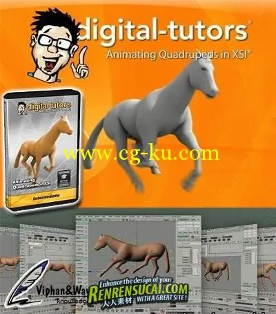 《XSI四足动物创建训练教程》Digital-tutors Animating Quadrupeds in XSI的图片1