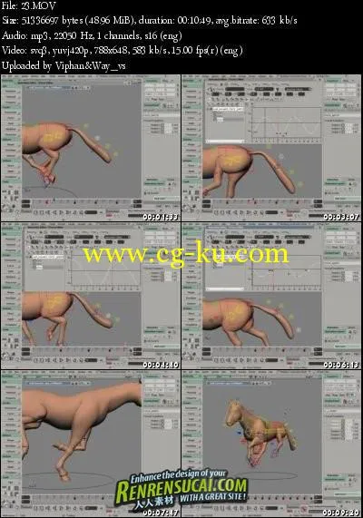 《XSI四足动物创建训练教程》Digital-tutors Animating Quadrupeds in XSI的图片2