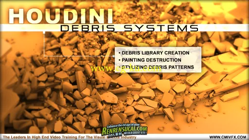 《Houdini碎片效果技术教程》cmiVFX Houdini Debris Systems的图片1