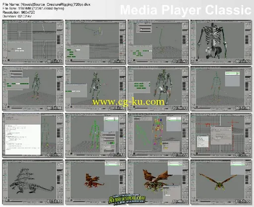 怪物角色绑定教材 Creature Rigging for Source XSI的图片3