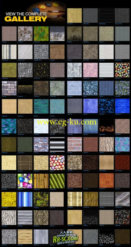 3D纹理贴图合辑5DVD Textures toolkit1 Collection One 5 DVD的图片2