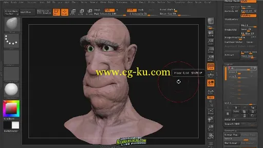 《Zbrush混合图形插件训练教程》Digital-Tutors : Using the Blend Shapes Plugin for ZBrush 4的图片3