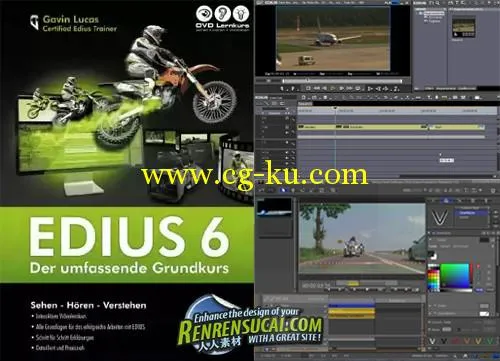 《Edius 6全面学习训练教程》Lernkurs Edius 6 Der umfassende Grundkurs DVD的图片1