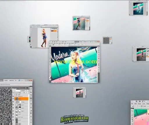 《Photoshop CS5 海报封面设计训练教程》Digital-Tutors Creating a Stylized Pin Up Cover Design的图片2