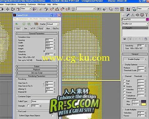 3DS Max火焰特效插件  Sitni Sati FumeFX v2.1A For 3DS MAX 20的图片2
