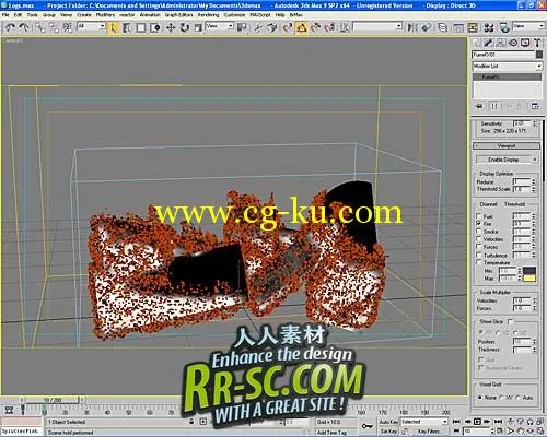 3DS Max火焰特效插件  Sitni Sati FumeFX v2.1A For 3DS MAX 20的图片3