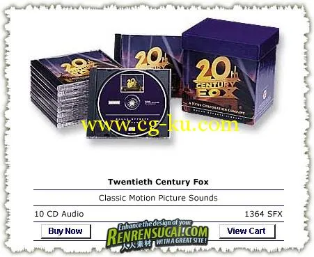 20世纪福克斯（公司）授权制作发行的10CD声效专集的图片3