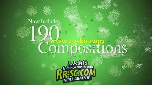 175个节日新年 AE模板和视频素材合辑 175 compositions in AE的图片2