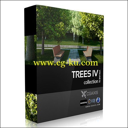 CGAxis Models Volume 34 Trees IV的图片1