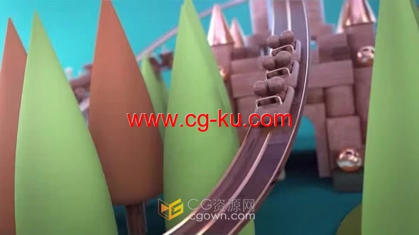 AE模板-卡通有趣玩具主题乐园儿童节目介绍开场白的图片1