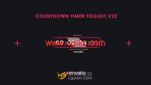 6个倒数计时器工具包-免费DR达芬奇模板的图片1