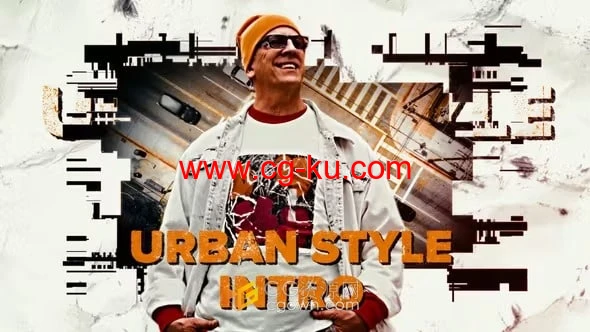 Premiere模板城市街头风格主题人物介绍视频动画的图片1