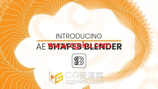 AE脚本Shapes Blender 1.0.2混合形状图形路径偏移循环动画的图片1