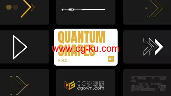 危险警告拒绝访问失败系统锁定箭头动画元素-AE模板的图片1