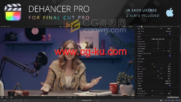 Dehancer Pro 1.0 FCPX插件电影质感胶片效果的图片1