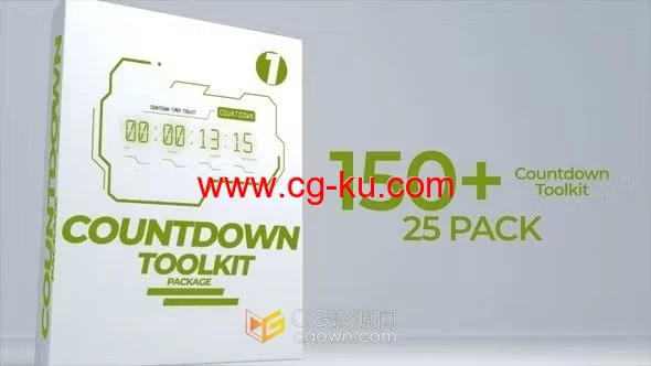 150多个倒数计时器工具包-AE倒计时模板的图片1