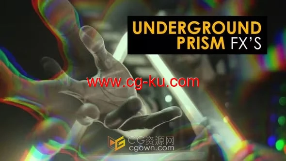 36个超级酷炫创意迷幻地下棱镜效果动画-PR模板的图片1