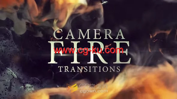 Camera Fire Transitions AE模板20种火焰特效视频转场过渡效果的图片2