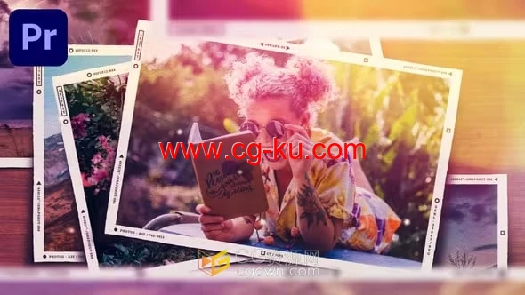 波希米亚风格照片幻灯片通用视频相册-PR模板的图片1