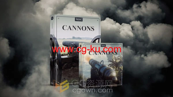 BOOM Cannons 4723种不同大炮发射飞越轰炸炮击摧毁爆炸电影音效素材的图片1