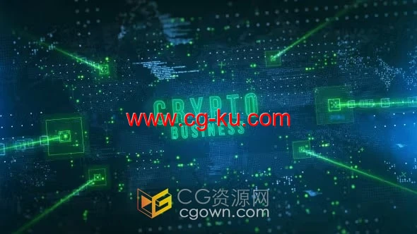 高科技互联网数字技术宣传片视频动画制作AE模板的图片1