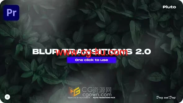 PR模板-模糊过渡Blur Transitions 2.0的图片1