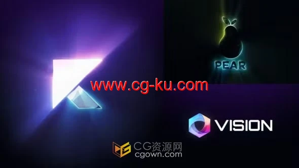 闪耀能量光线动画演绎标志视频效果-AE模板的图片1