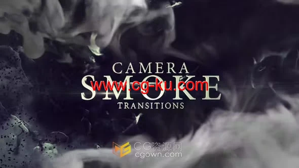 Camera Smoke Transitions AE模板20种烟雾视频特效转场过渡效果的图片2