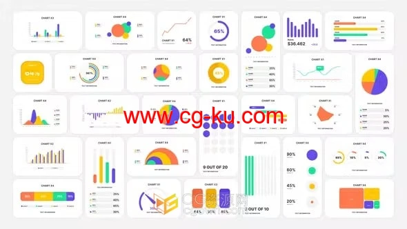 商业演示年度报告教育视频创业宣传企业信息图表-AE模板的图片1