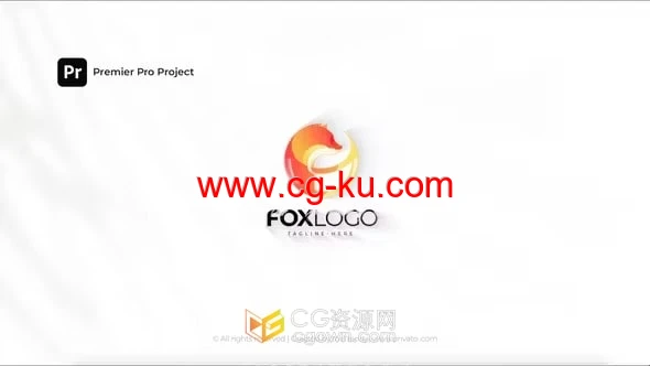 PR模板-简约大气优雅标志动画White Logo Reveal的图片1