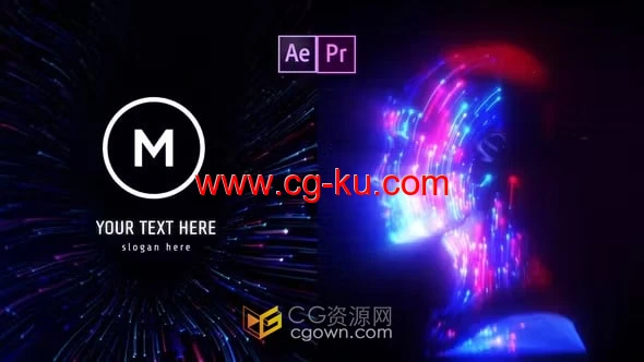 AE与PR模板-人工智能Ai技术标志揭示Ai Futuristic Logo Reveal的图片1