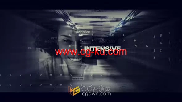 AE模板-城市地下通道场景快速节奏开场白的图片1