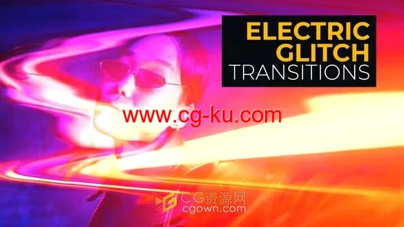 PR模板-10种能量电流故障转场动画过渡效果的图片1