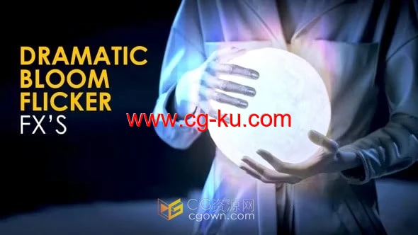 120 种戏剧性的绽放闪烁光晕效果-PR模板的图片1